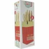 Knife Set Menastyl polypropylene Pink 6 Pieces (6 Units)