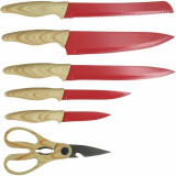 Knife Set Menastyl polypropylene Pink 6 Pieces (6 Units)