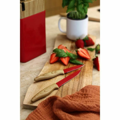 Knife Set Menastyl polypropylene Pink 6 Pieces (6 Units)