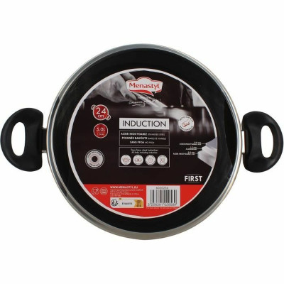 Casserole Menastyl Grey 5 L Ø 24 cm