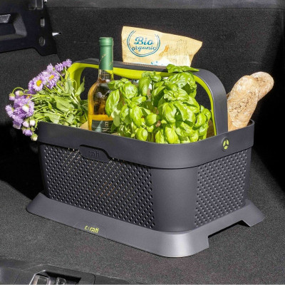 Trunk basket for the car Armster V01344 Black Plastic