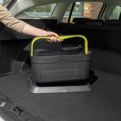 Trunk basket for the car Armster V01344 Black Plastic