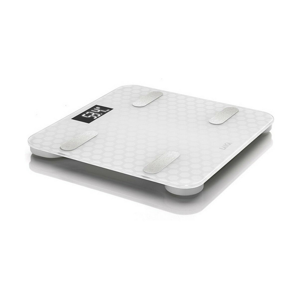 Digital Bathroom Scales LAICA White Silver