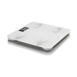 Digital Bathroom Scales LAICA White Silver