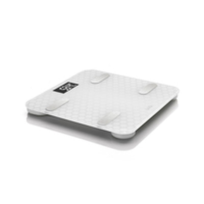 Digital Bathroom Scales LAICA White Silver