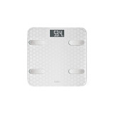 Digital Bathroom Scales LAICA White Silver