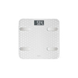 Digital Bathroom Scales LAICA White Silver