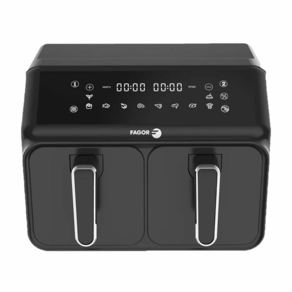 Air Fryer Fagor FG2X4L Black noir 2200 W 8 L