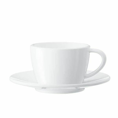 2 Piece Coffee Cup Set Jura Cappucino White Porcelain 2 Pieces (2 Units)
