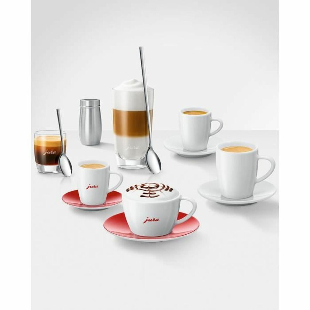 2 Piece Coffee Cup Set Jura Cappucino White Porcelain 2 Pieces (2 Units)
