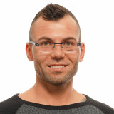 Men' Spectacle frame Longines LG5006H55090 Blue Ø 55 mm