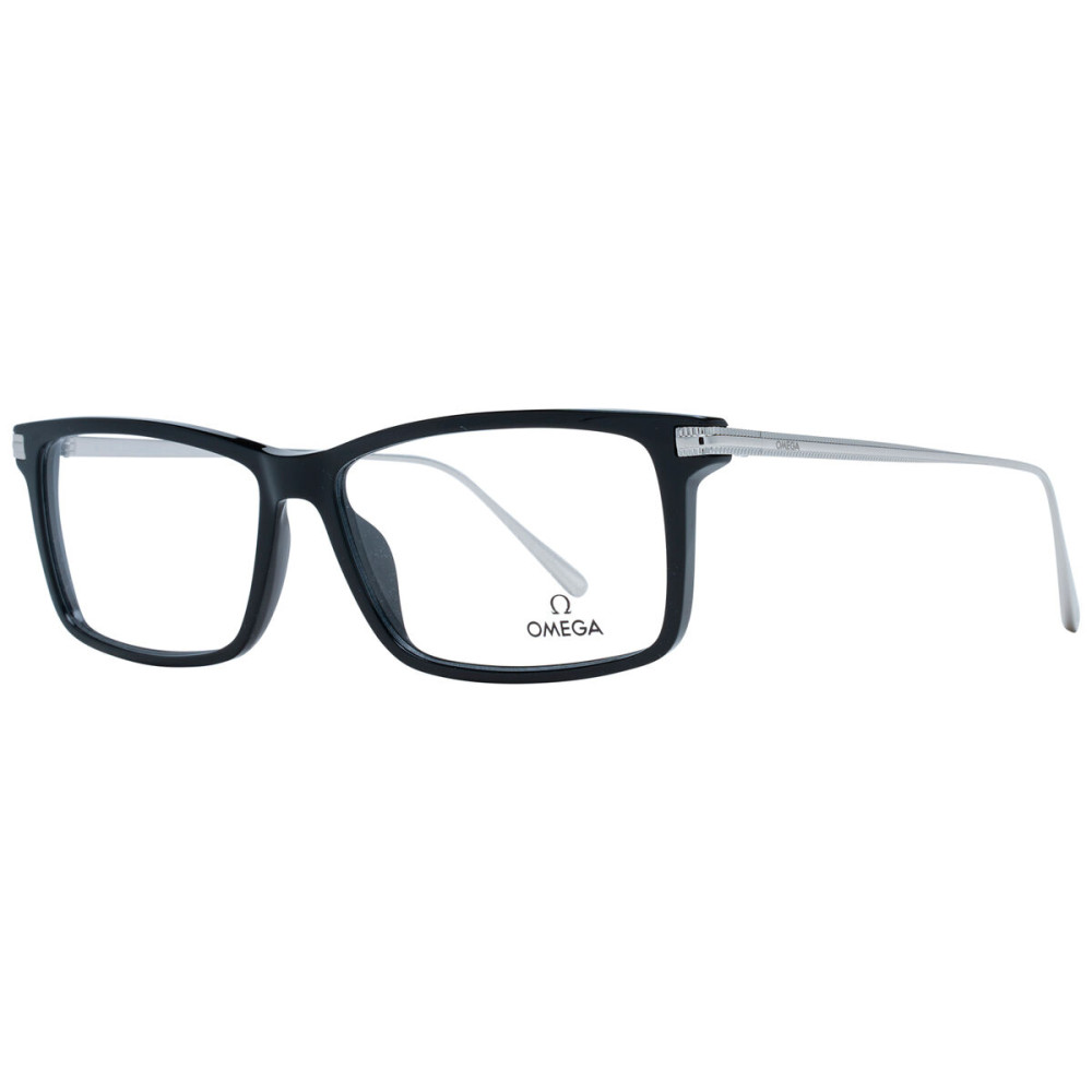 Men' Spectacle frame Omega OM5014-58001 Black ø 58 mm