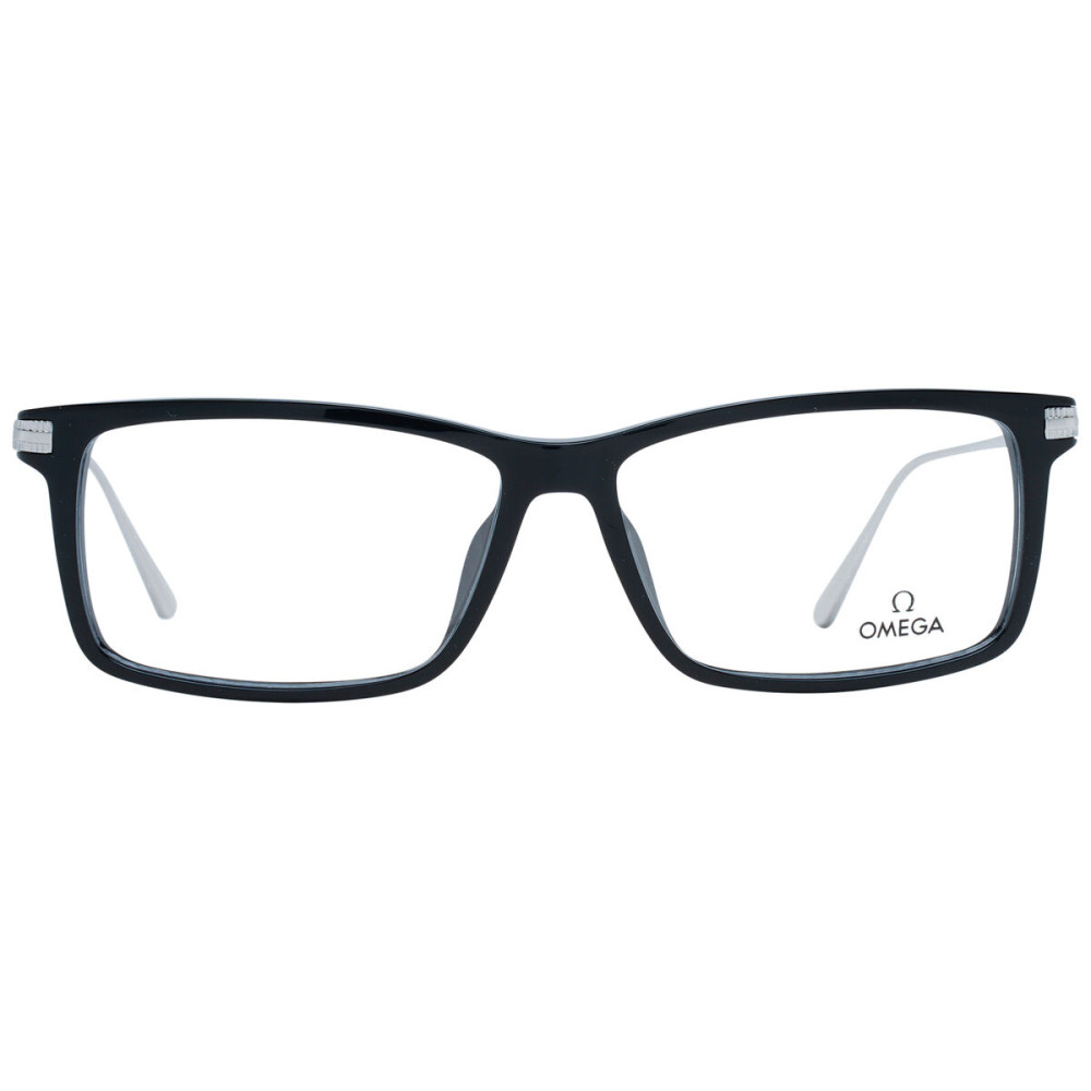Men' Spectacle frame Omega OM5014-58001 Black ø 58 mm