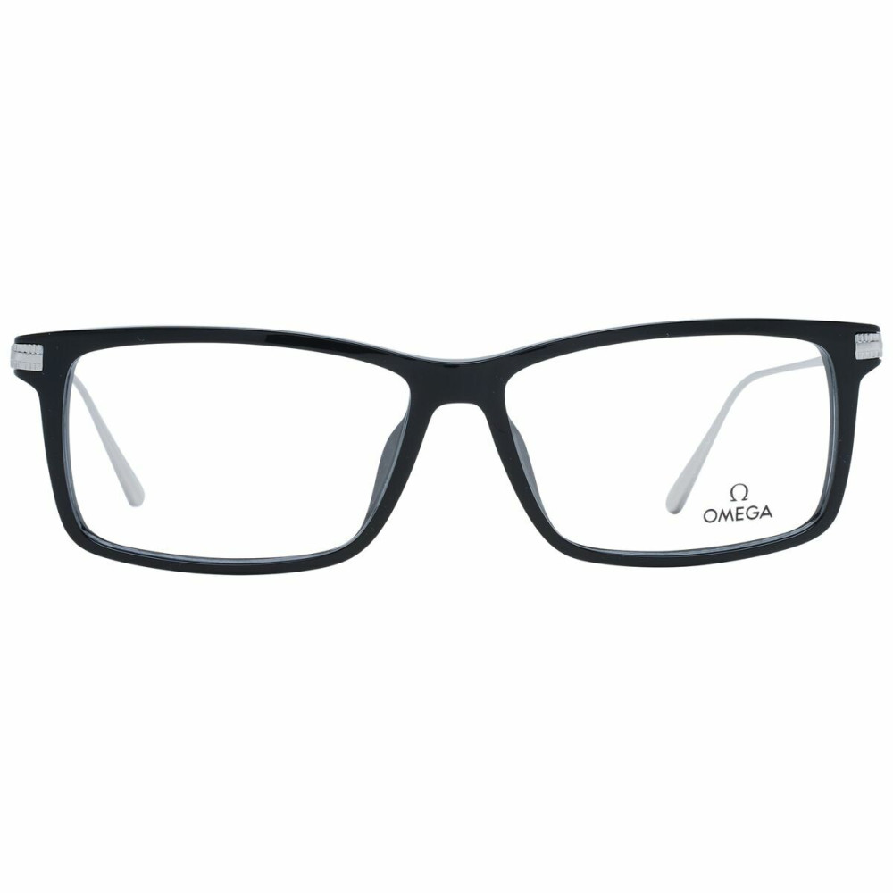 Men' Spectacle frame Omega OM5014-58001 Black ø 58 mm
