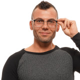 Men' Spectacle frame Omega OM5017-53001 Black Ø 53 mm