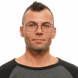 Men' Spectacle frame Omega OM5035D57008 Grey ø 57 mm