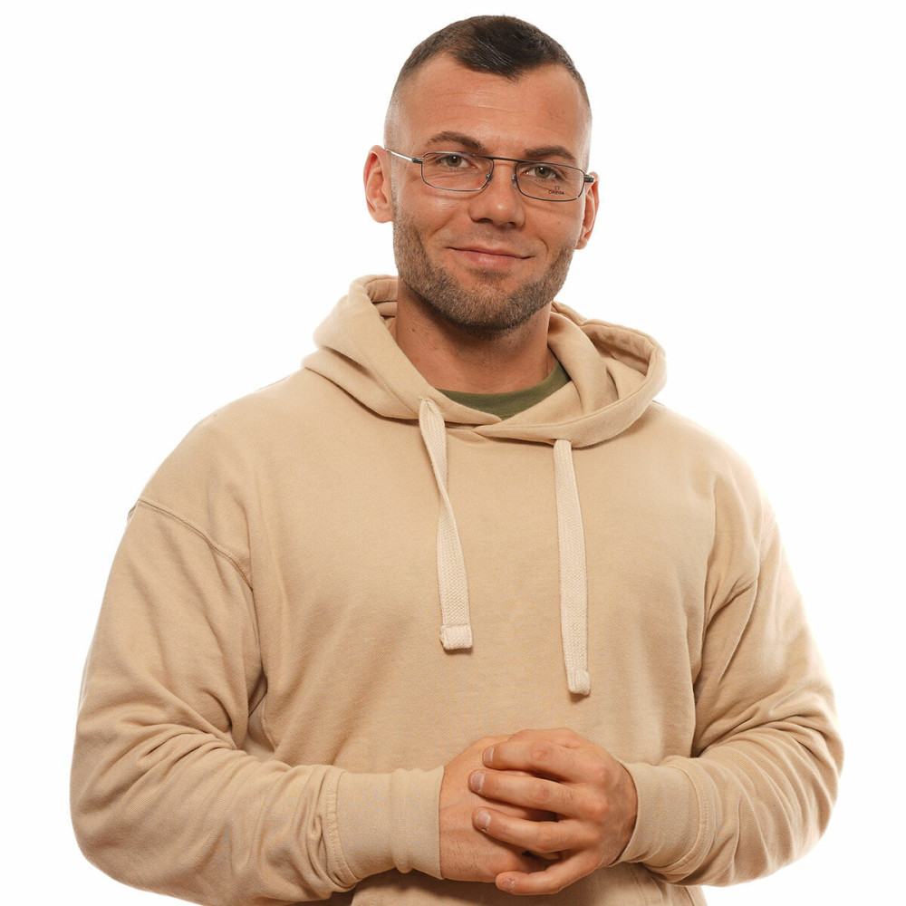 Men' Spectacle frame Omega OM5011-54008 Grey ø 54 mm