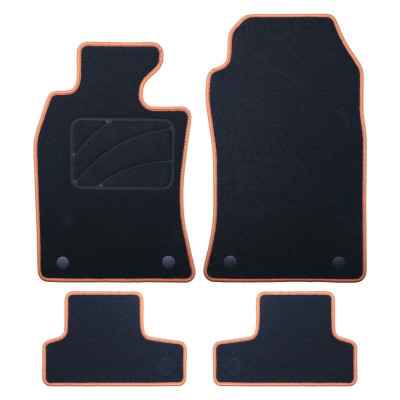 Car Floor Mat Set OCC Motorsport OCCMI0008YE Mini R52 Cabrio 5 Pieces