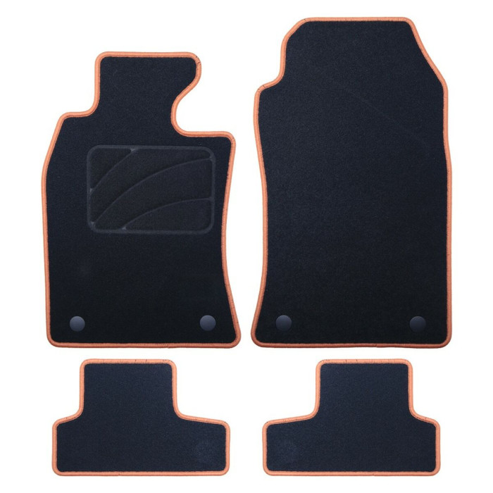 Car Floor Mat Set OCC Motorsport OCCMI0008YE Mini R52 Cabrio 5 Pieces