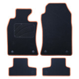 Car Floor Mat Set OCC Motorsport OCCMI0008YE Mini R52 Cabrio 5 Pieces