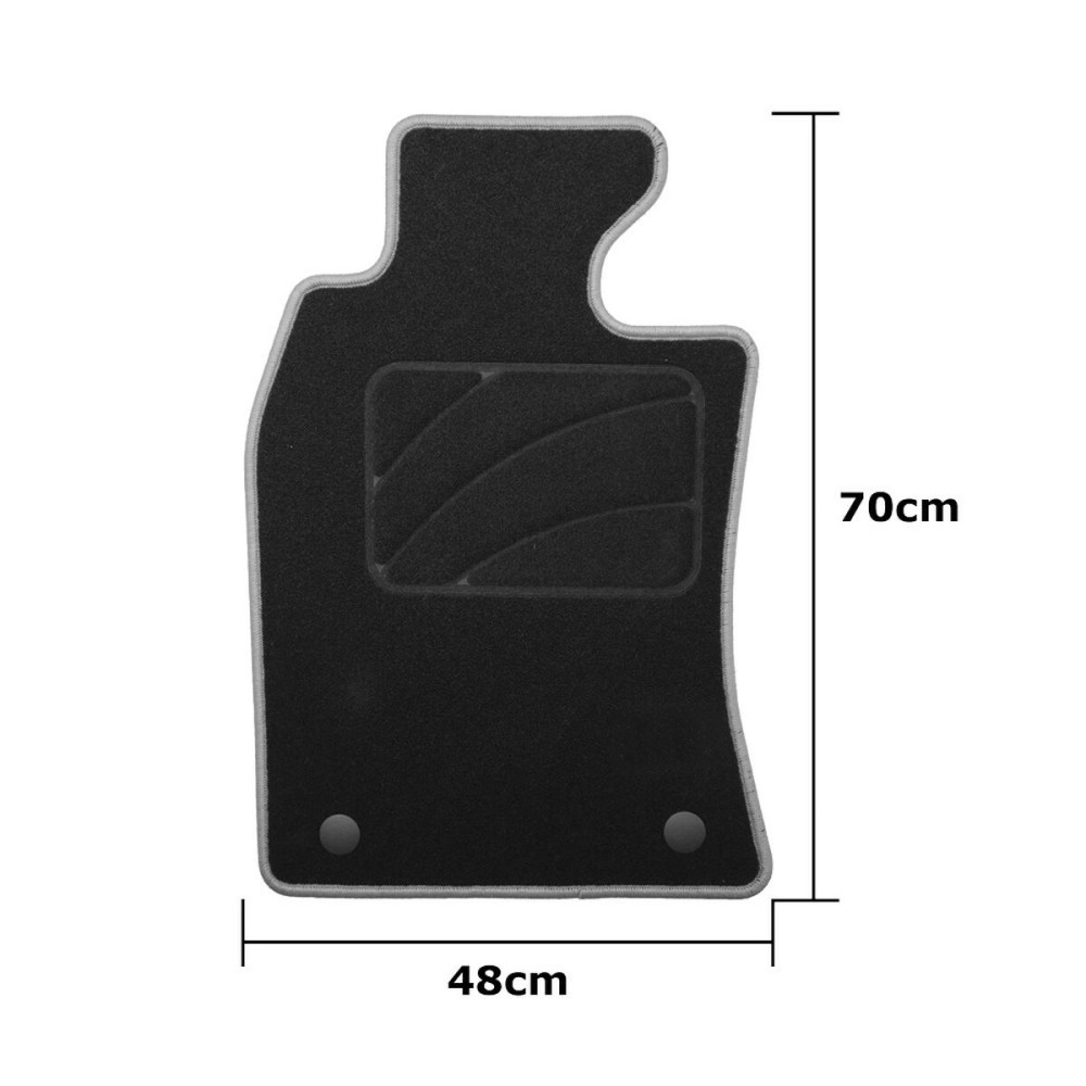 Car Floor Mat Set OCC Motorsport OCCMI0008YE Mini R52 Cabrio 5 Pieces