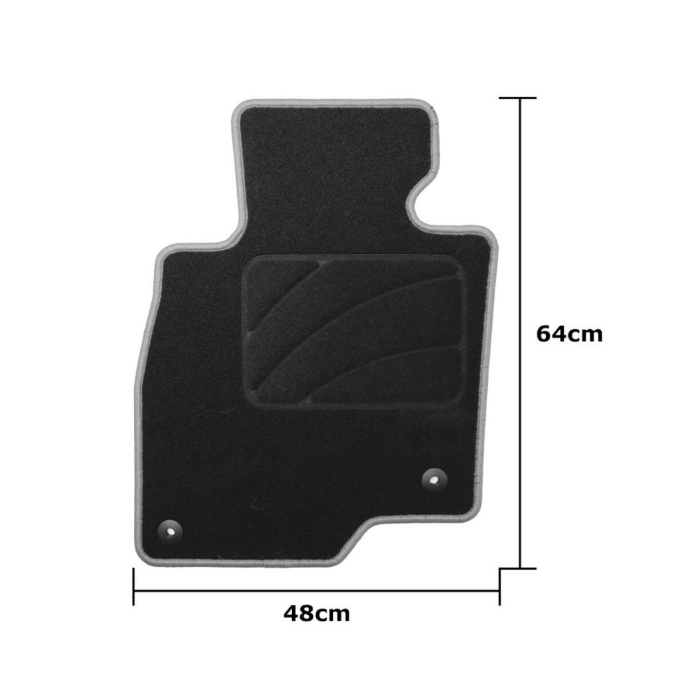 Car Floor Mat Set OCC Motorsport OCCMZ0012YE Mazda 6 Wagon 5 Pieces