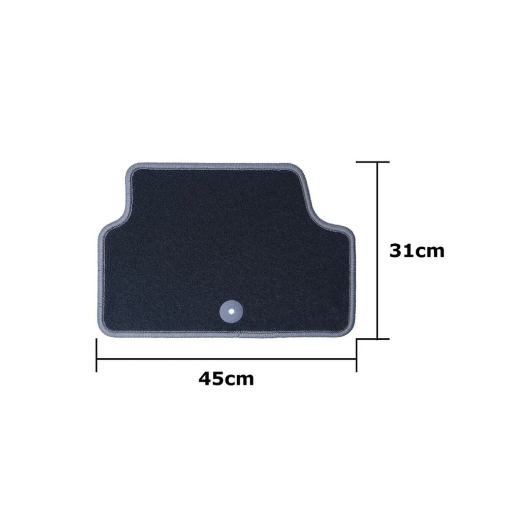 Car Floor Mat Set OCC Motorsport OCCIF0003GD Dark grey Infinity Q30 5 Pieces