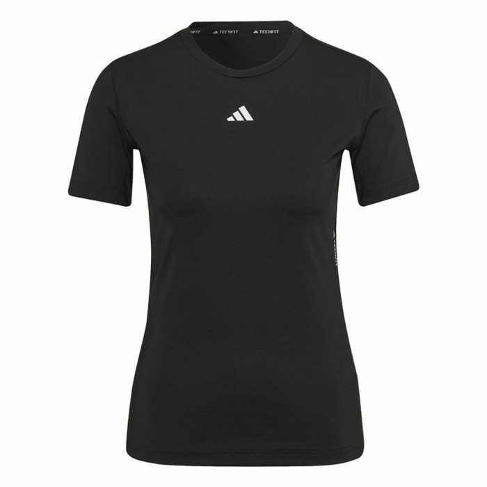 Women’s Short Sleeve T-Shirt Adidas Techfit Black