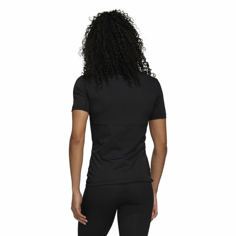 Women’s Short Sleeve T-Shirt Adidas Techfit Black