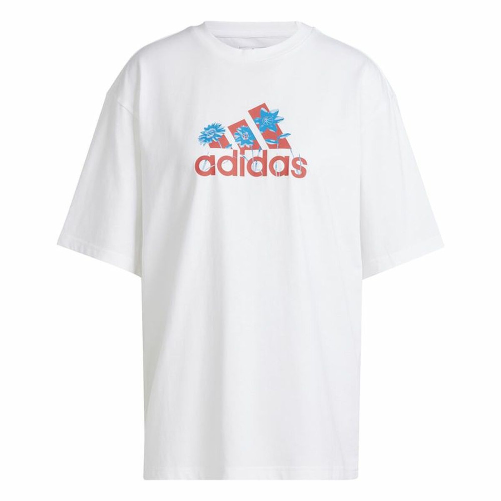 Women’s Short Sleeve T-Shirt Adidas Flower Badge of Sports Gt