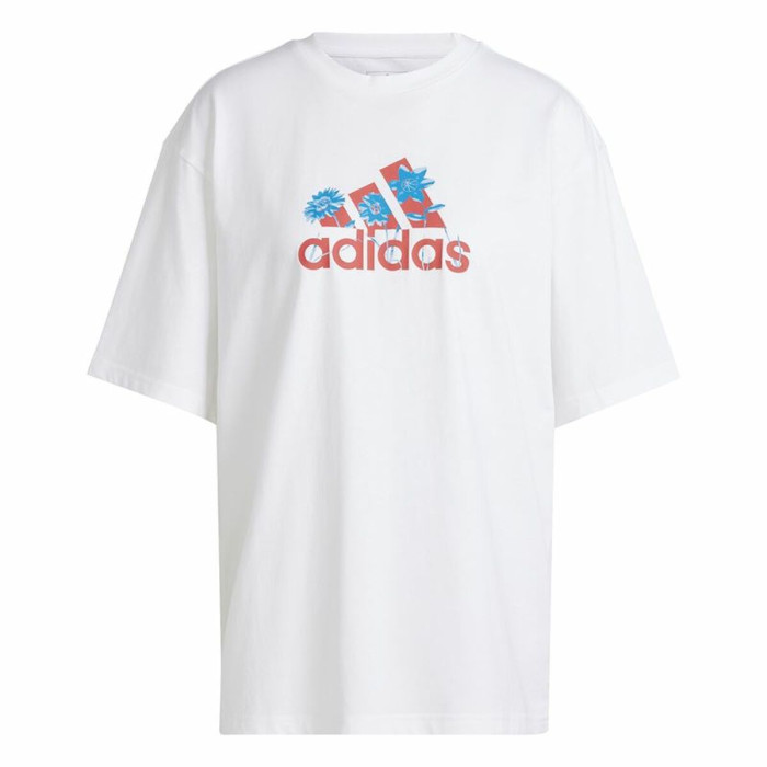 Women’s Short Sleeve T-Shirt Adidas Flower Badge of Sports Gt