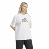 Women’s Short Sleeve T-Shirt Adidas Flower Badge of Sports Gt