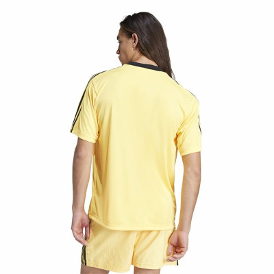Men’s Short Sleeve T-Shirt Adidas Tiro Aop Yellow