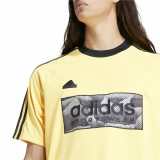 Men’s Short Sleeve T-Shirt Adidas Tiro Aop Yellow