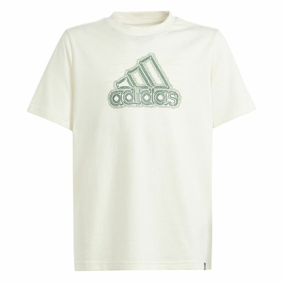 Short Sleeve T-Shirt Adidas Table Growth Beige