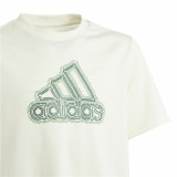 Short Sleeve T-Shirt Adidas Table Growth Beige