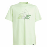 Short Sleeve T-Shirt Adidas Table Illustrated Light Green