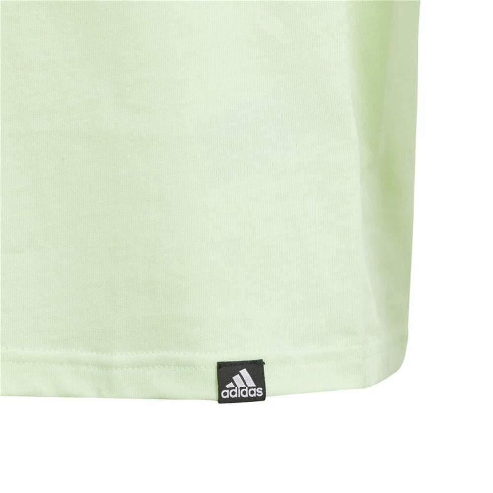 Short Sleeve T-Shirt Adidas Table Illustrated Light Green