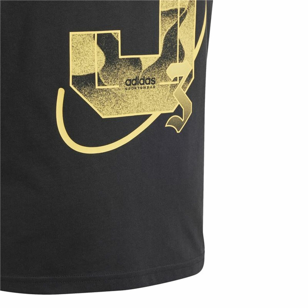 Short Sleeve T-Shirt Adidas Hot G Black