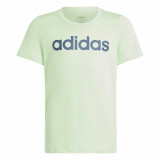 Child's Short Sleeve T-Shirt Adidas G Lin Light Green