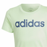 Child's Short Sleeve T-Shirt Adidas G Lin Light Green
