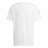 Child's Short Sleeve T-Shirt Adidas Essentials White