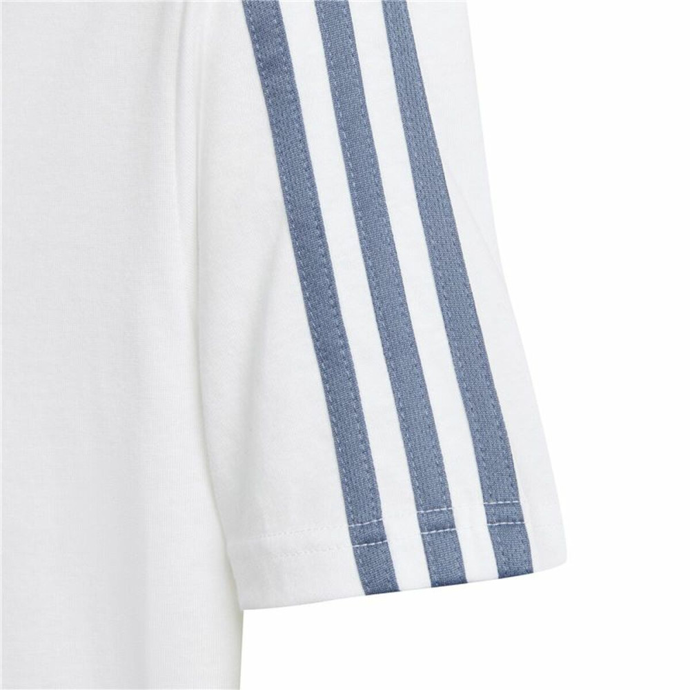 Child's Short Sleeve T-Shirt Adidas Essentials White