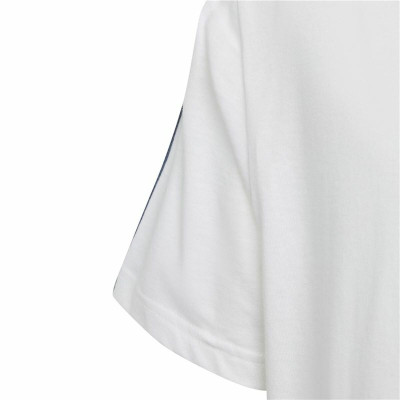 Child's Short Sleeve T-Shirt Adidas Essentials White