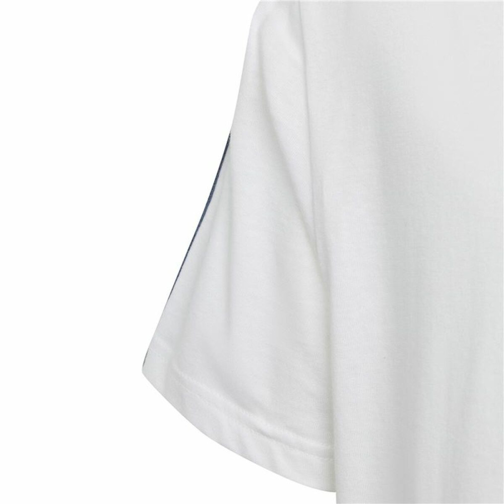 Child's Short Sleeve T-Shirt Adidas Essentials White