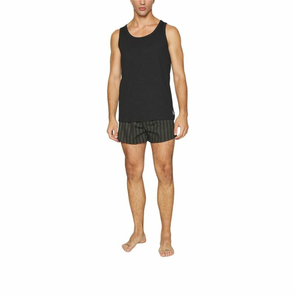 Tank Top Men Adidas Active Flex Cotton Black 2 Units