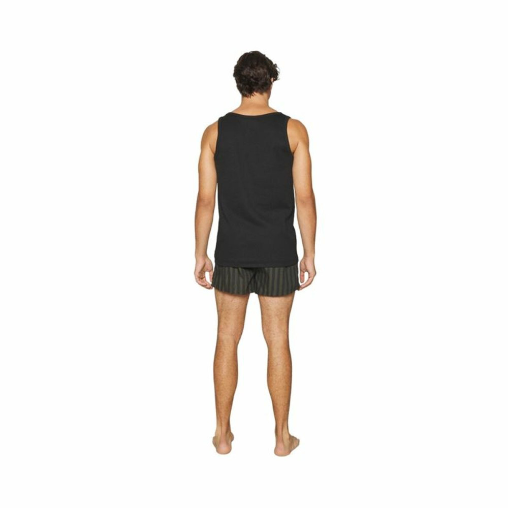 Tank Top Men Adidas Active Flex Cotton Black 2 Units