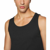 Tank Top Men Adidas Active Flex Cotton Black 2 Units