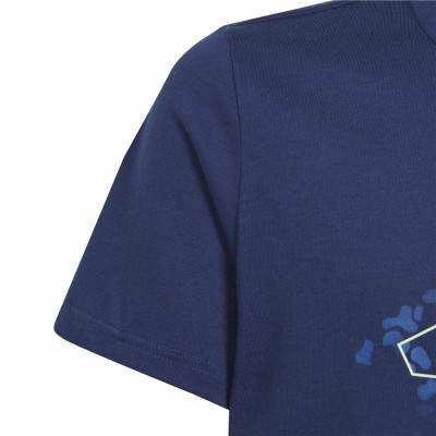 Men’s Short Sleeve T-Shirt Adidas Essentials Uni Train Blue