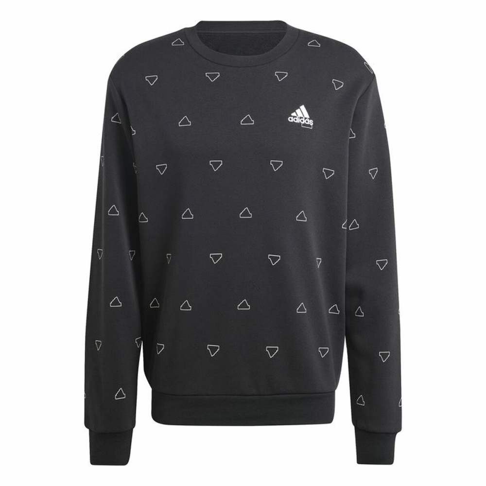 Men’s Sweatshirt without Hood Adidas Mngrm Black